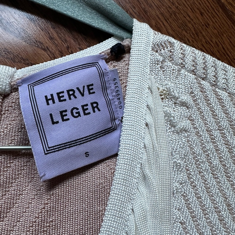 Herve Leger midi dress with fringe - Picture 3 of 3